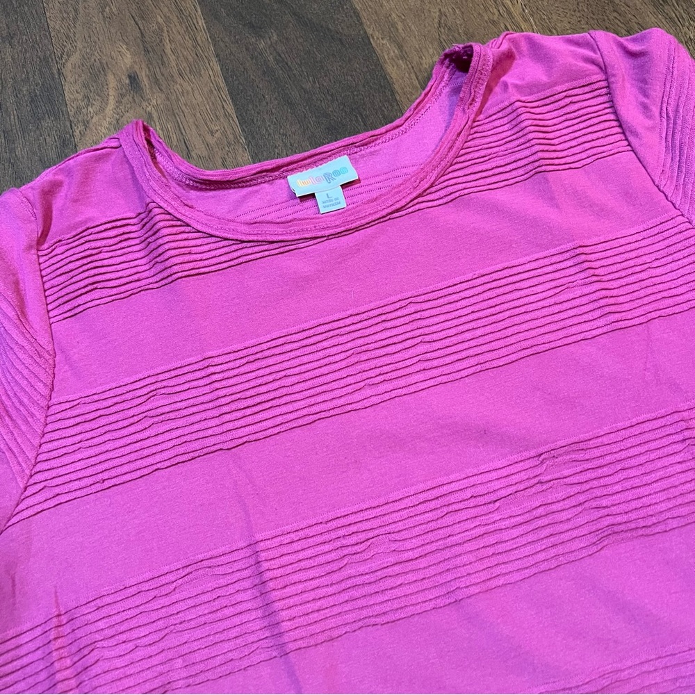 Lularoe large Carly dress pink - Picture 3 of 3